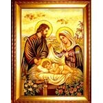 Икона из янтаря Святое семейство, семья